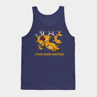 Bunch of Flying Reindeers Tank Top